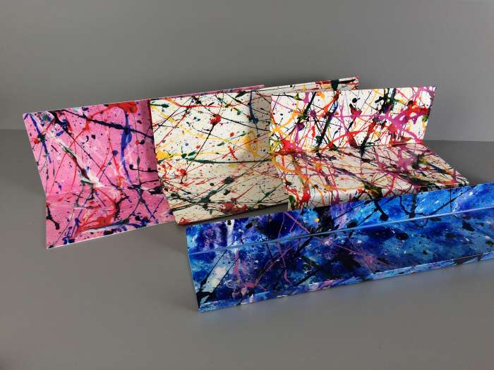 Mensole metallo artistiche Pollock