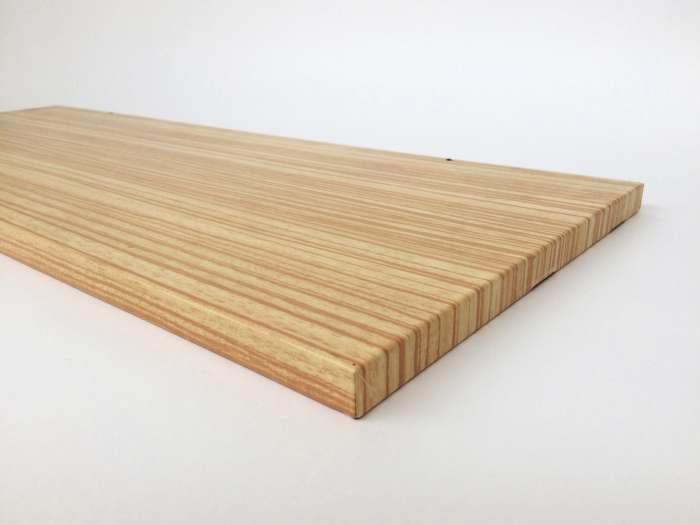 mensola metallo effetto legno