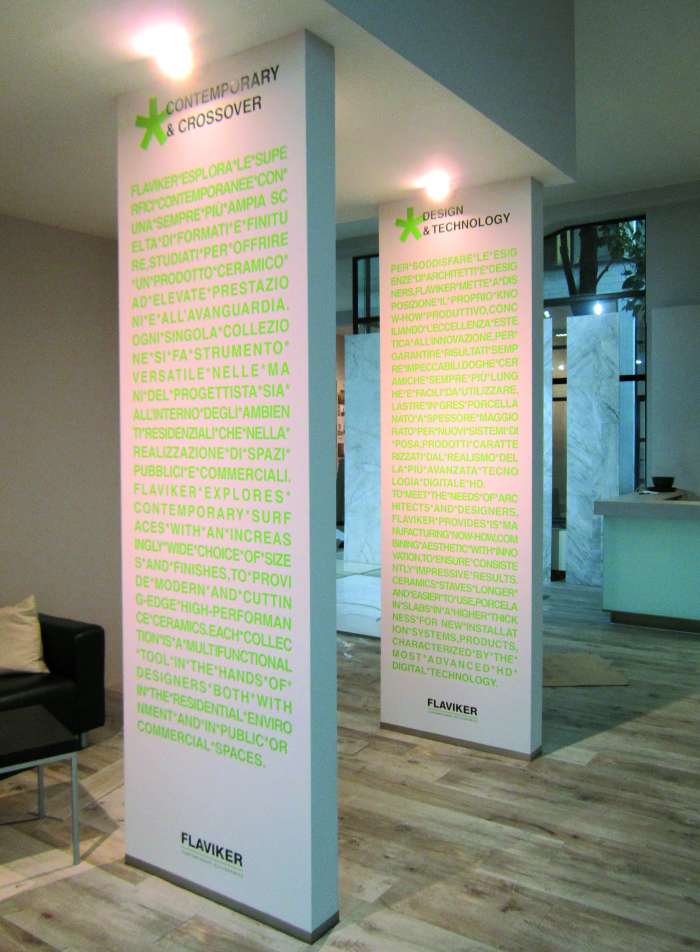 Scritte adesive decorative prespaziato
