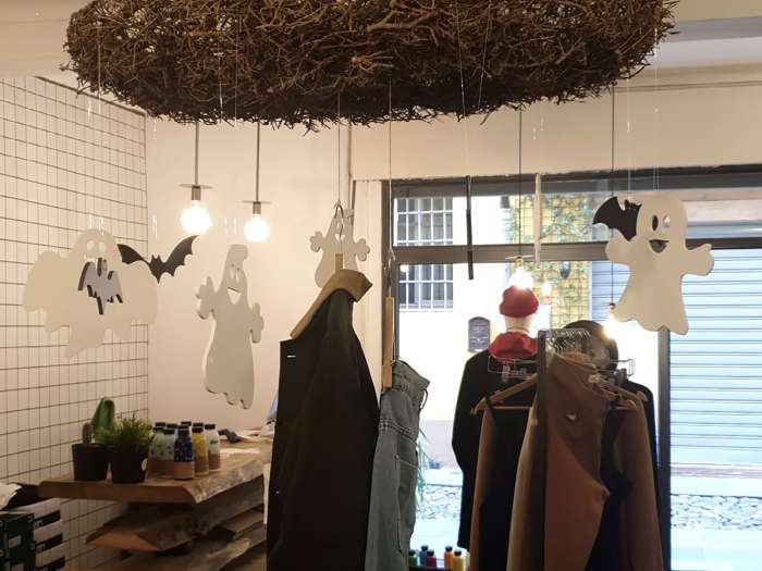 Decorazioni halloween negozio